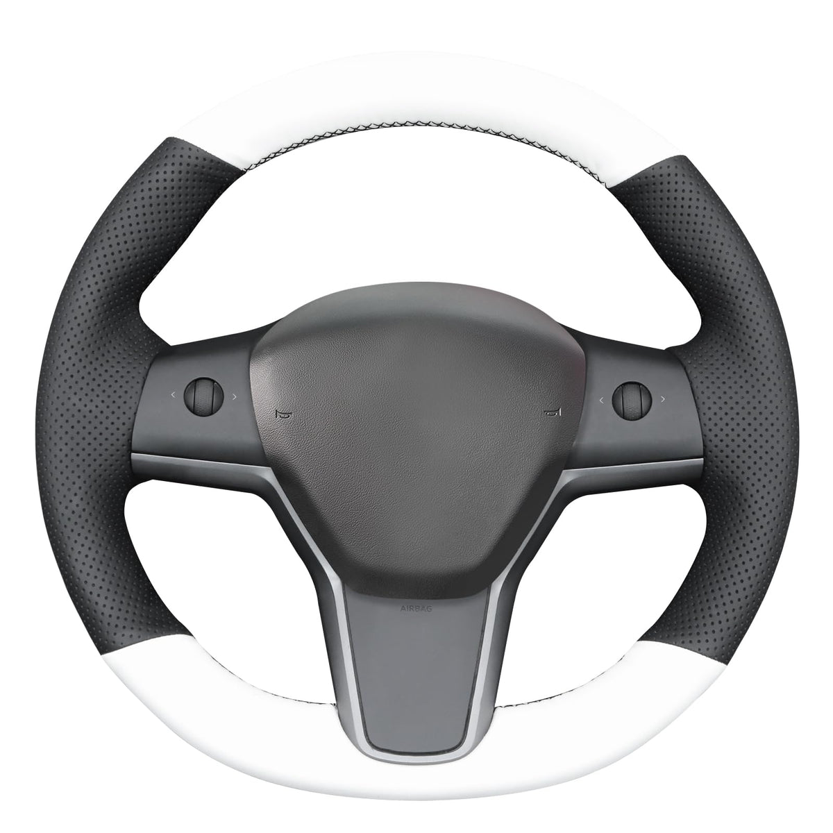 Tesla Model 3 DIY Alcantara Steering Wheel Wrap
