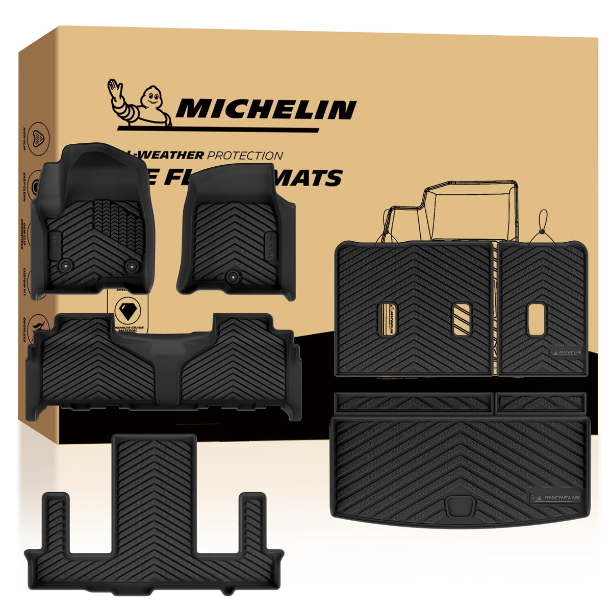 Chevy & GMC All-Weather Vehicle Floor Mats