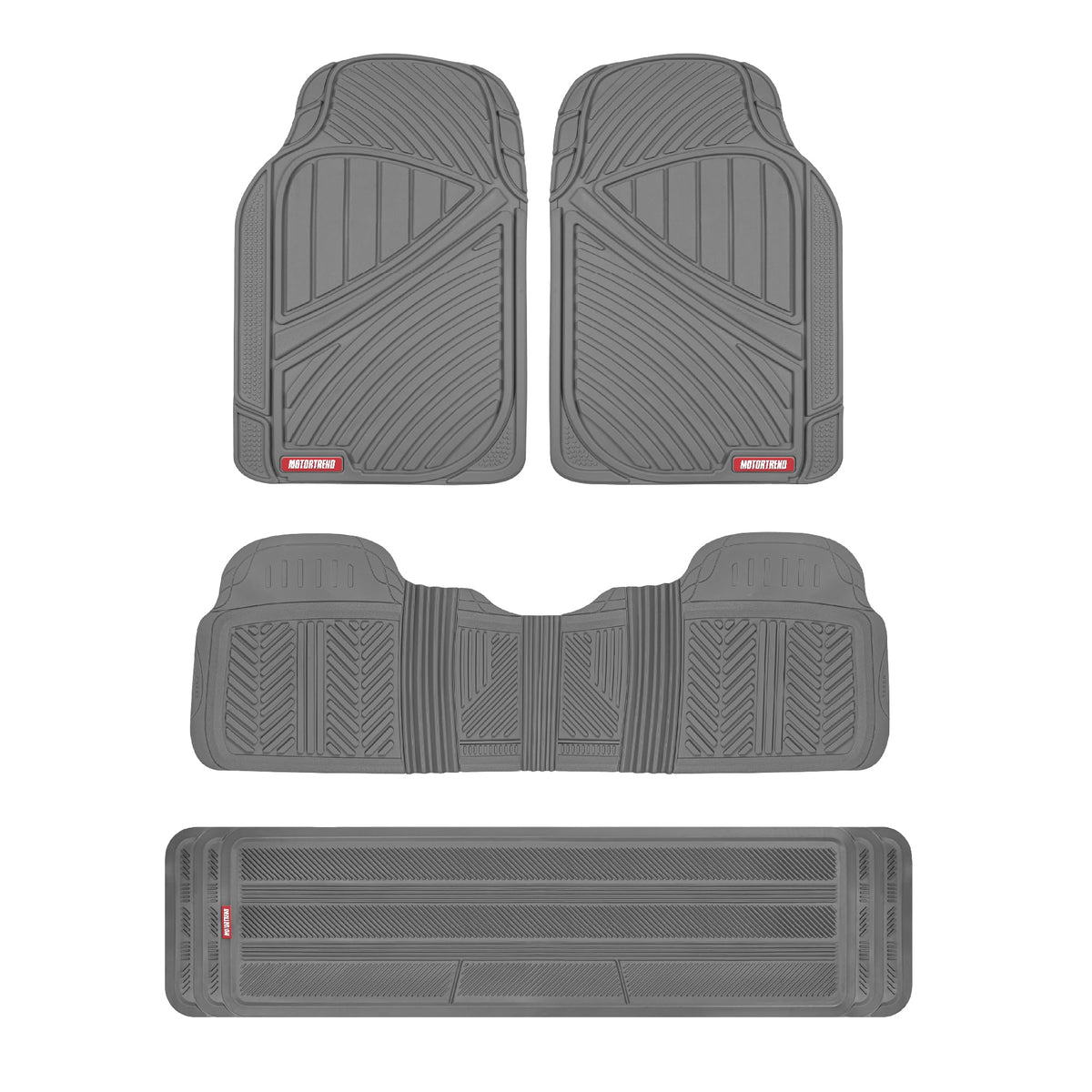 Motor Trend MT-773-801-BK Black Floor Mats