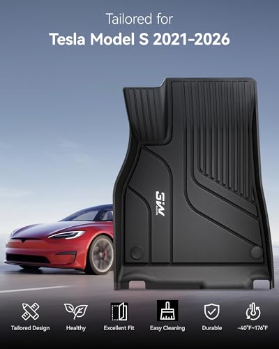 Tesla All-Weather Floor Mats With Custom Fit