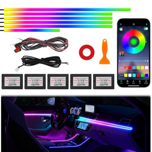 Acrylic Ambient Car Lights With Music Sync
