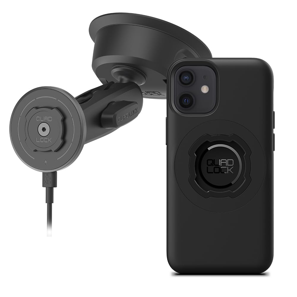 MagSafe Suction Phone Mount With Wireless Charging