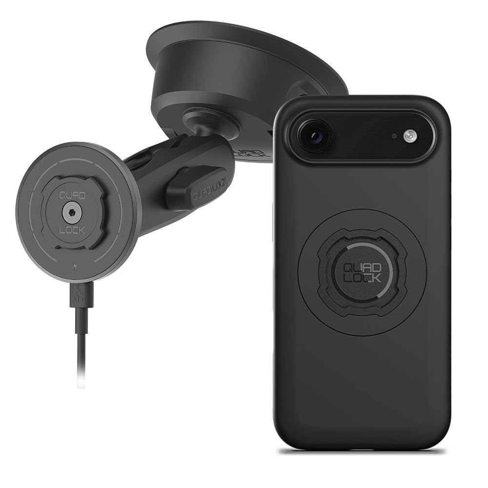 MagSafe Suction Phone Mount With Wireless Charging
