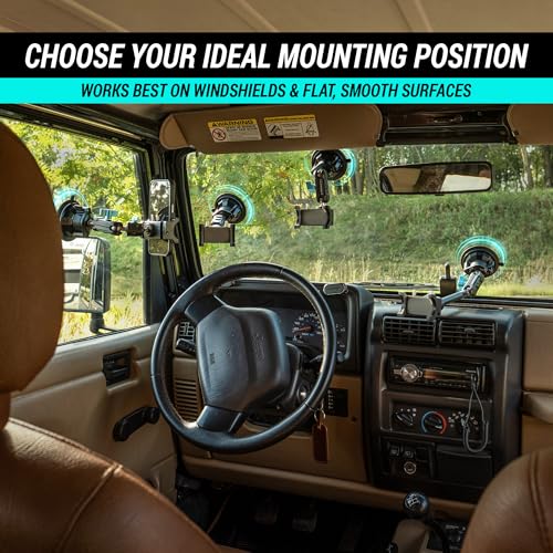 Heavy-Duty Dashboard & Windshield Phone Mount