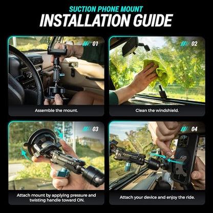 Heavy-Duty Dashboard & Windshield Phone Mount