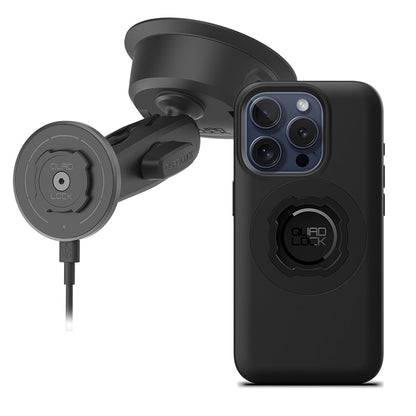 MagSafe Suction Phone Mount With Wireless Charging