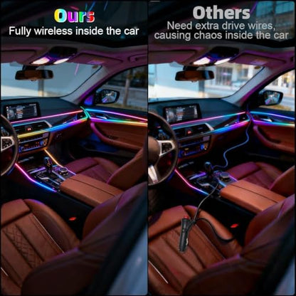 Acrylic Ambient Car Lights With Music Sync