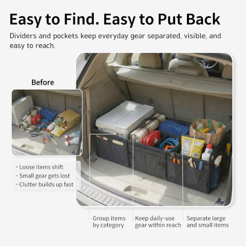 114L Extra-Large Trunk Organizer With Lid