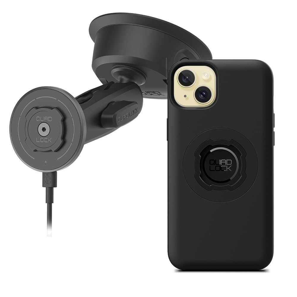 MagSafe Suction Phone Mount With Wireless Charging