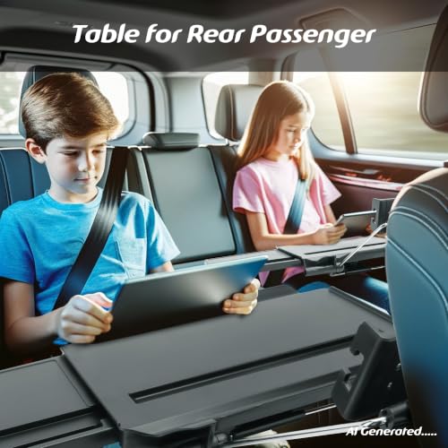 Large Steering Wheel Laptop Tray With Phone Holder