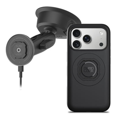 MagSafe Suction Phone Mount With Wireless Charging