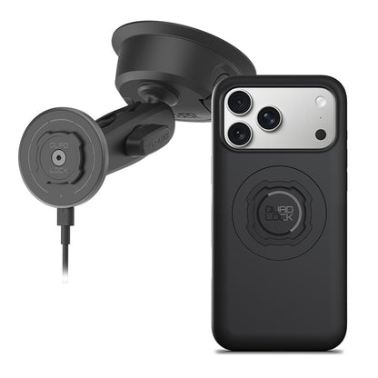 MagSafe Suction Phone Mount With Wireless Charging
