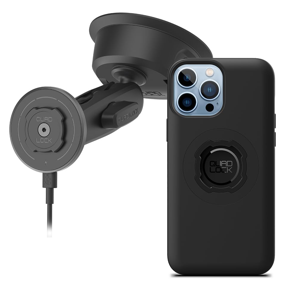 MagSafe Suction Phone Mount With Wireless Charging