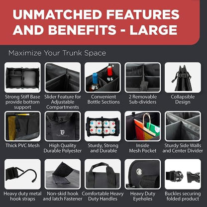Collapsible Trunk Organizer for SUVs and Cars