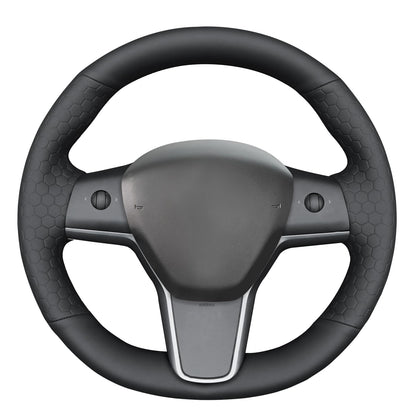 Tesla Model 3 DIY Alcantara Steering Wheel Wrap