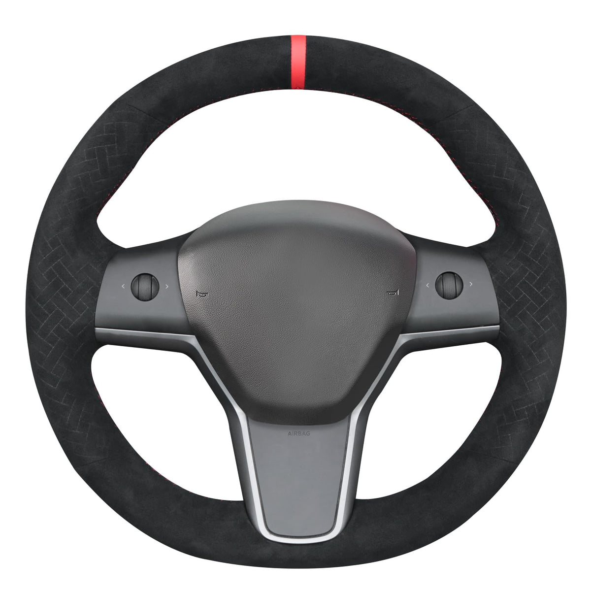Tesla Model 3 DIY Alcantara Steering Wheel Wrap