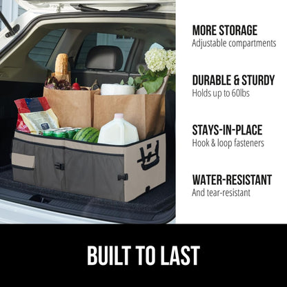 Large-Capacity Trunk Organizer for SUVs and Cars