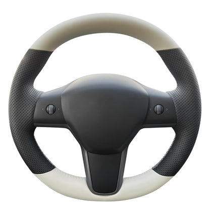 Tesla Model 3 DIY Alcantara Steering Wheel Wrap