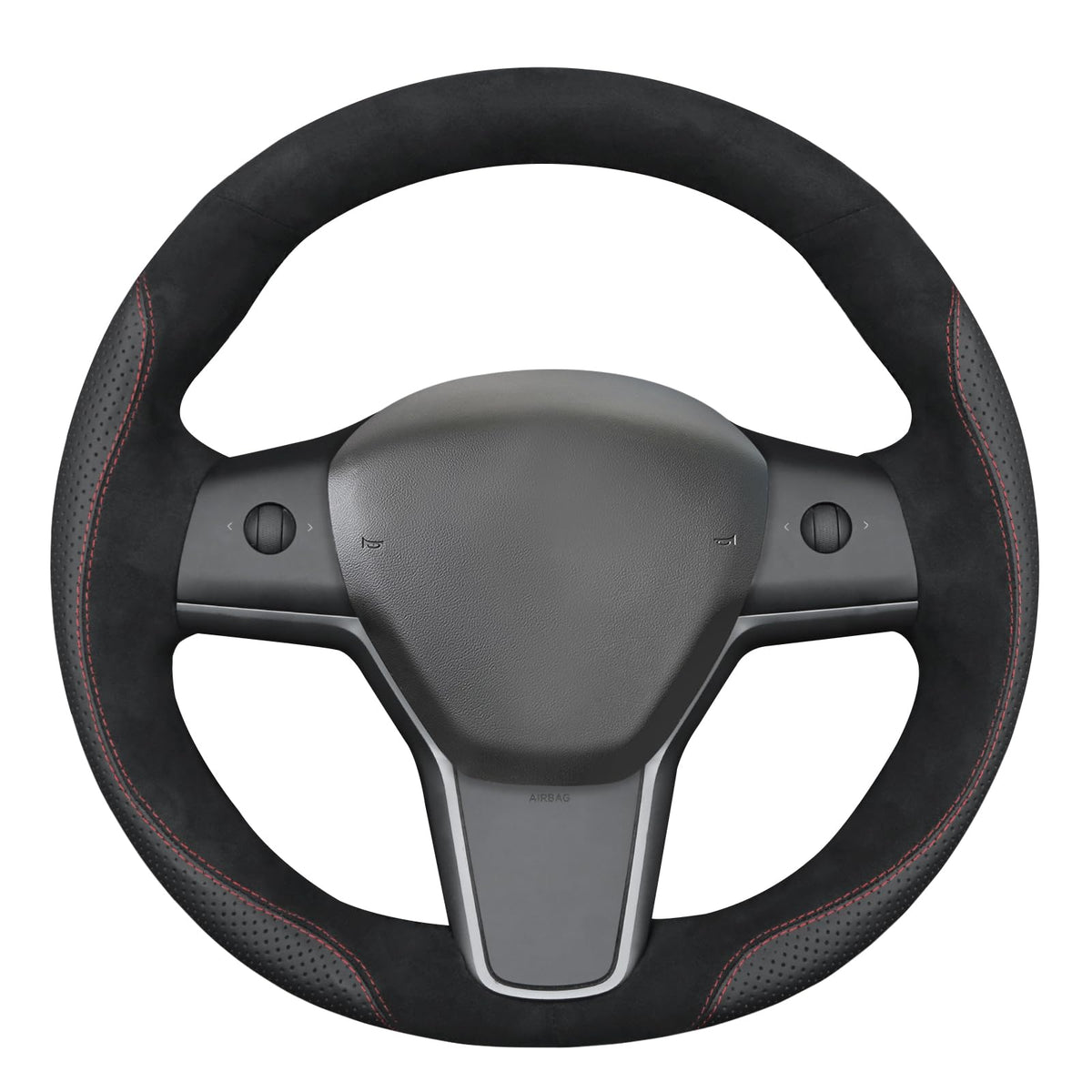 Tesla Model 3 DIY Alcantara Steering Wheel Wrap