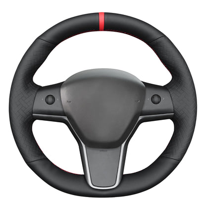 Tesla Model 3 DIY Alcantara Steering Wheel Wrap