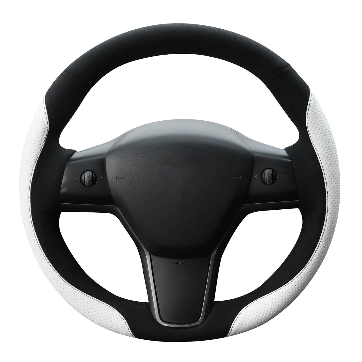 Tesla Model 3 DIY Alcantara Steering Wheel Wrap