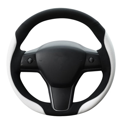 Tesla Model 3 DIY Alcantara Steering Wheel Wrap