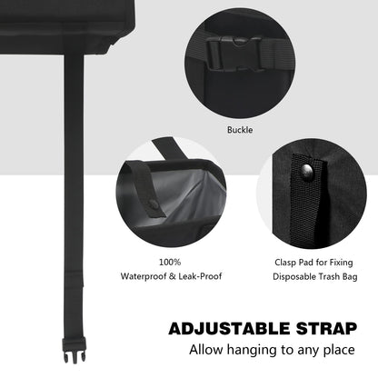 Collapsible Car Trash Bin With Waterproof Lining