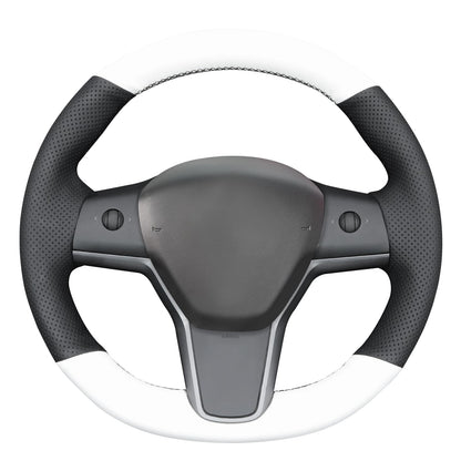 Tesla Model 3 DIY Alcantara Steering Wheel Wrap