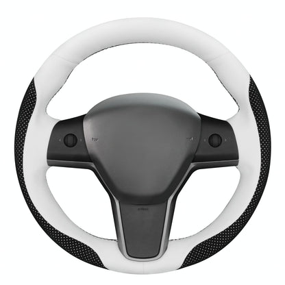 Tesla Model 3 DIY Alcantara Steering Wheel Wrap