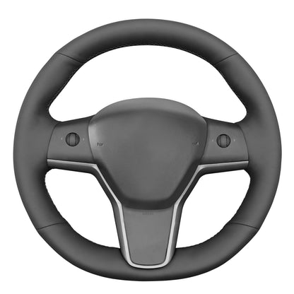 Tesla Model 3 DIY Alcantara Steering Wheel Wrap