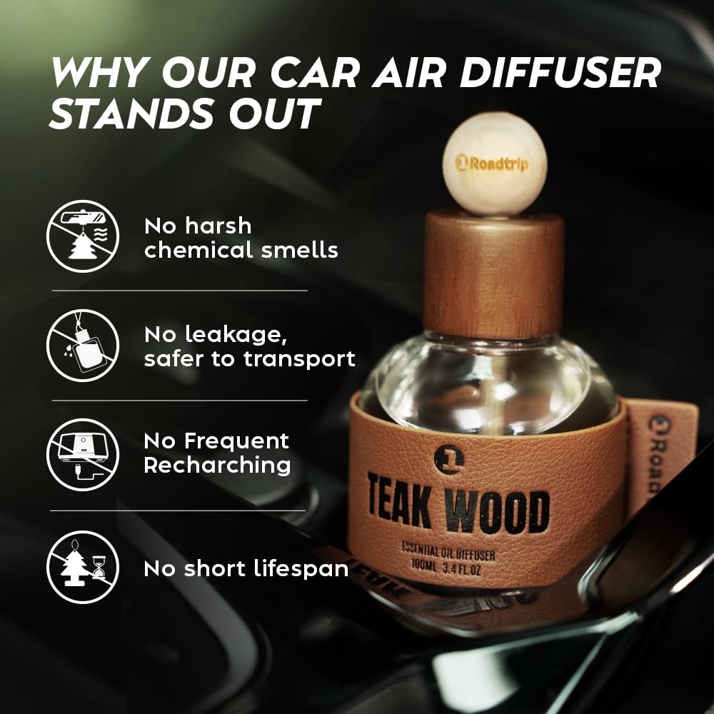 Essential Oil Car Diffuser With Long-Lasting Scent