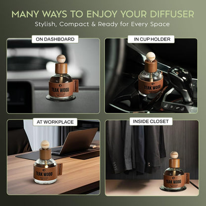 Essential Oil Car Diffuser With Long-Lasting Scent