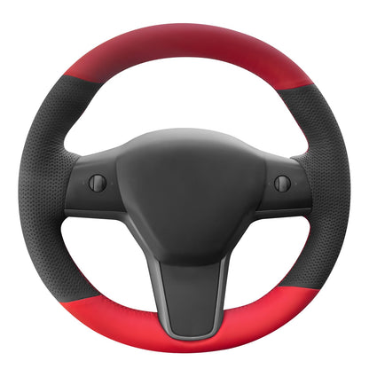 Tesla Model 3 DIY Alcantara Steering Wheel Wrap