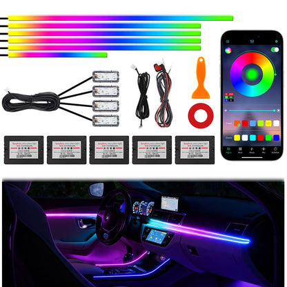 Acrylic Ambient Car Lights With Music Sync