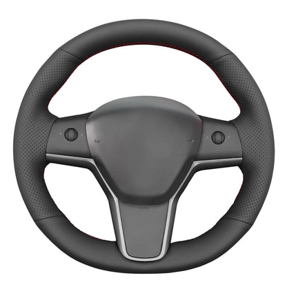 Tesla Model 3 DIY Alcantara Steering Wheel Wrap