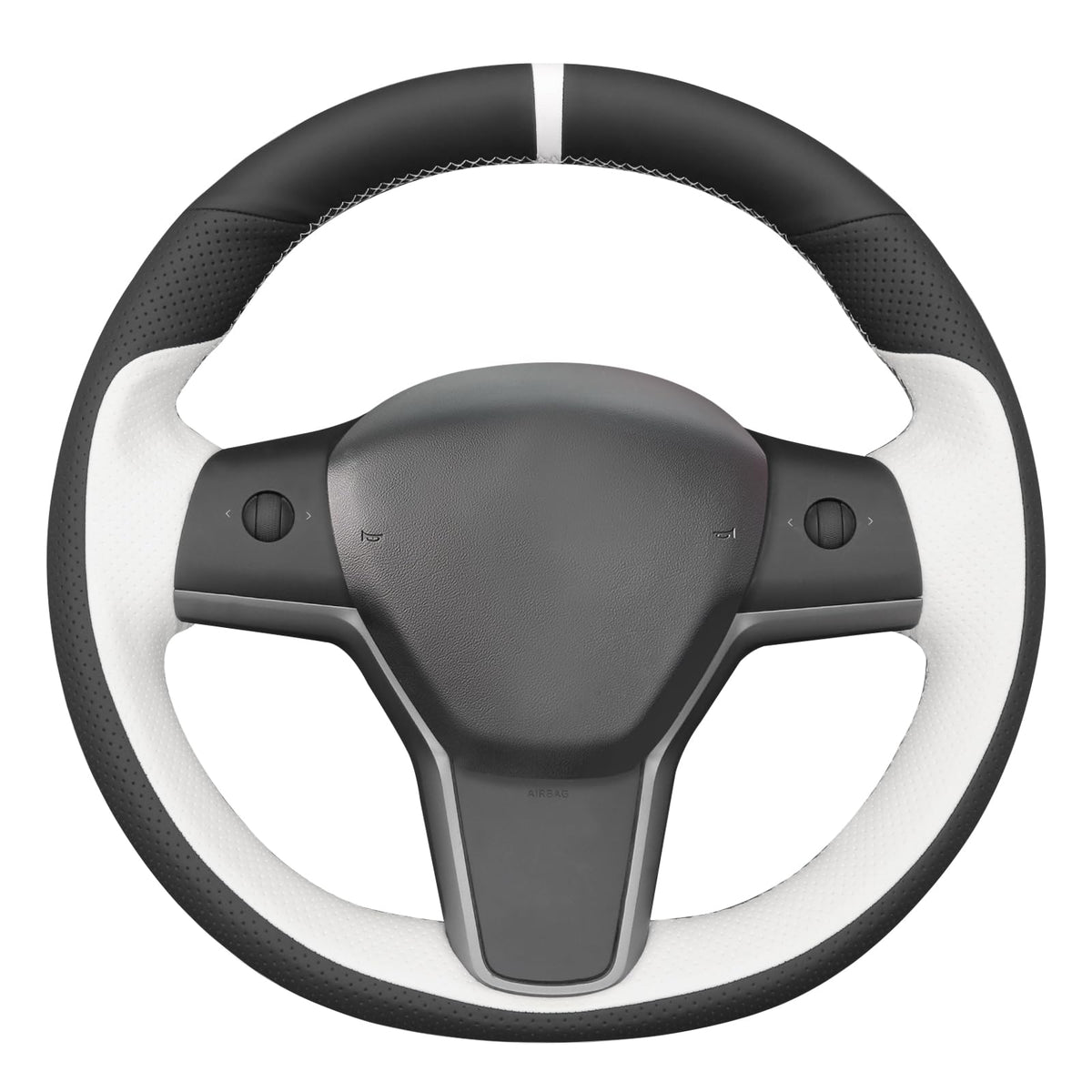 Tesla Model 3 DIY Alcantara Steering Wheel Wrap