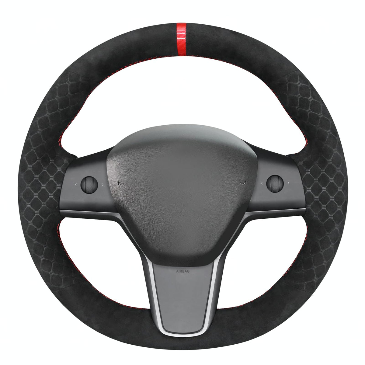 Tesla Model 3 DIY Alcantara Steering Wheel Wrap