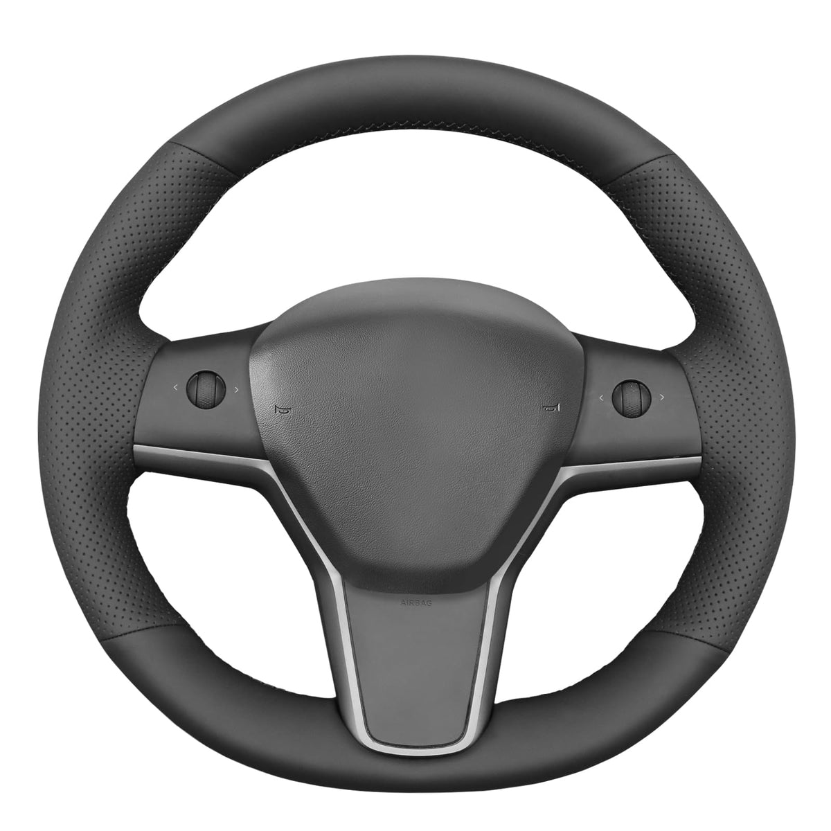 Tesla Model 3 DIY Alcantara Steering Wheel Wrap