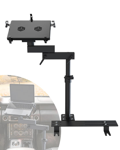 No-Drill Aluminum Car Laptop Mount