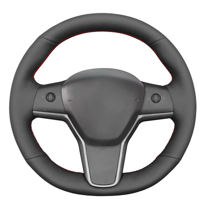 Tesla Model 3 DIY Alcantara Steering Wheel Wrap