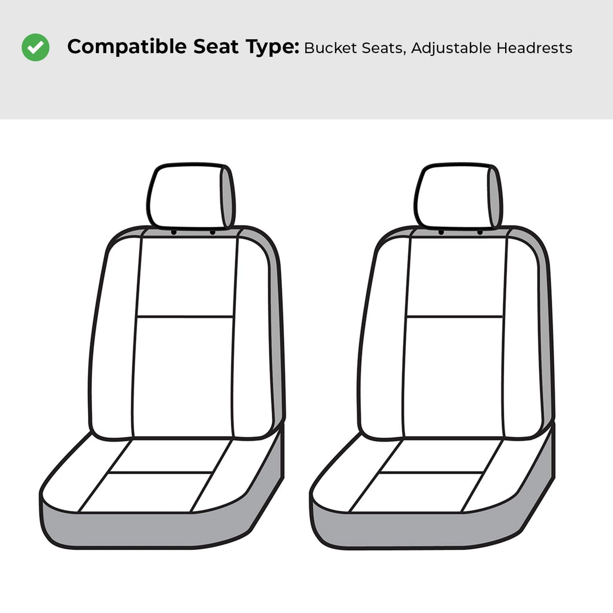 Custom-Fit Heavy-Duty Car Seat Covers