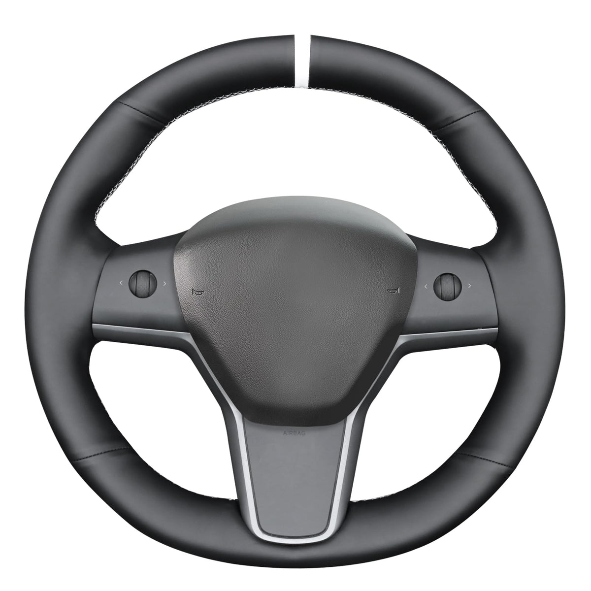 Tesla Model 3 DIY Alcantara Steering Wheel Wrap