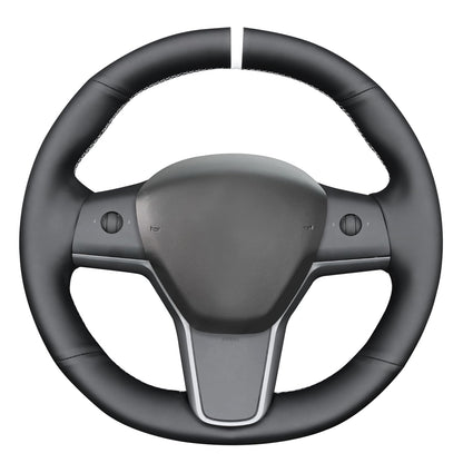 Tesla Model 3 DIY Alcantara Steering Wheel Wrap