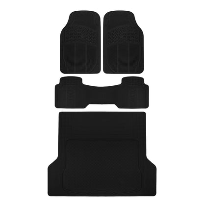 Clear All-Weather Floor Mats With Anti-Slip Grip