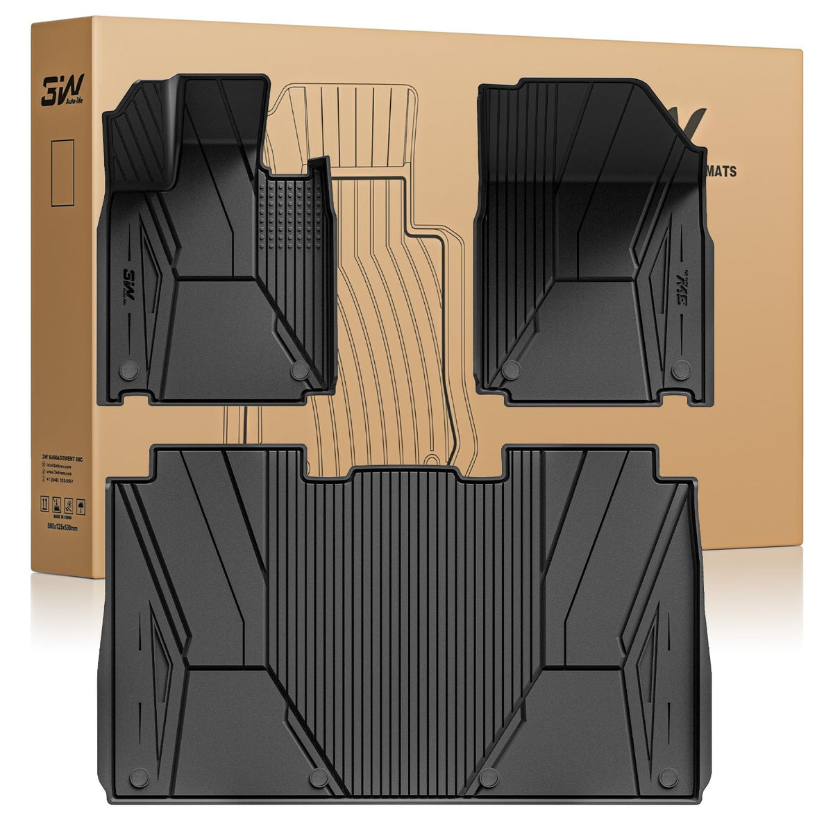Tesla All-Weather Floor Mats With Custom Fit
