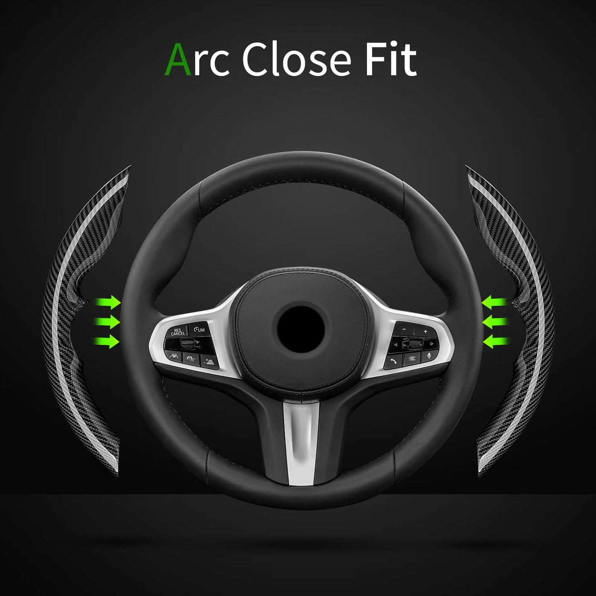 BMW Carbon Fiber Steering Wheel Cover