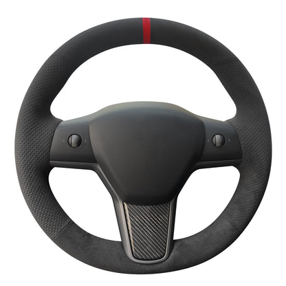 Tesla Model 3 DIY Alcantara Steering Wheel Wrap
