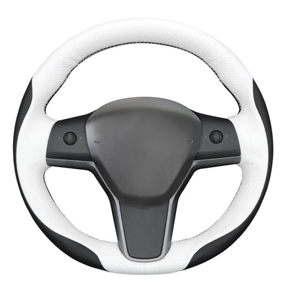 Tesla Model 3 DIY Alcantara Steering Wheel Wrap