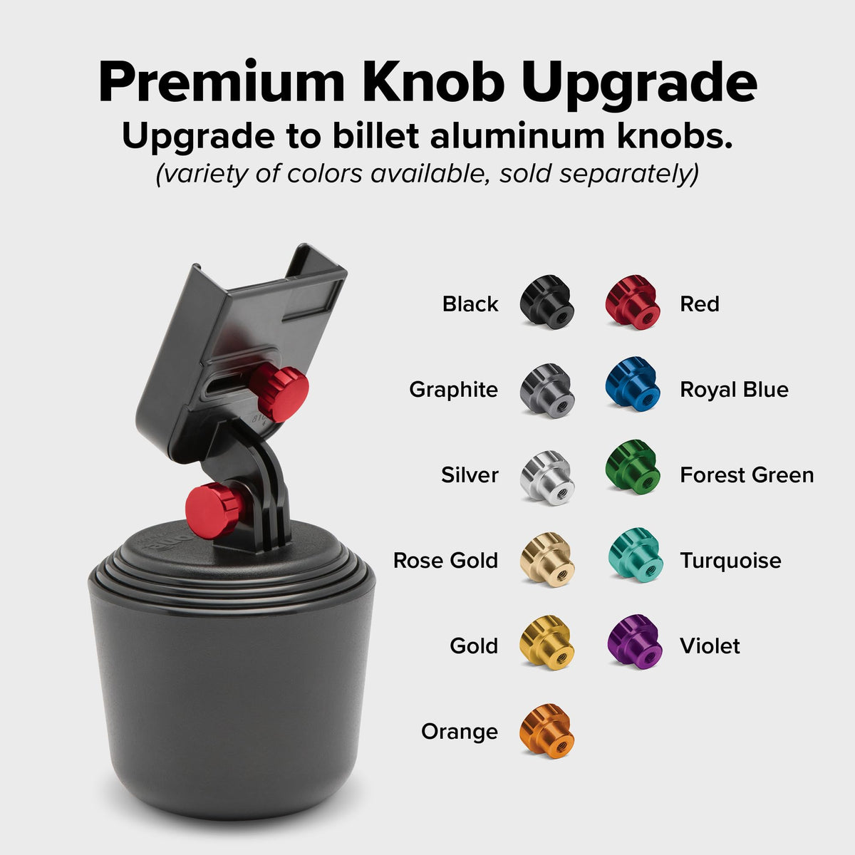 Cup Holder Phone Mount With Adjustable Secure Fit