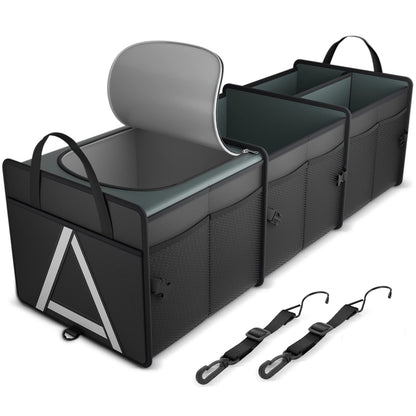 Insulated Trunk Organizer With Three Compartments